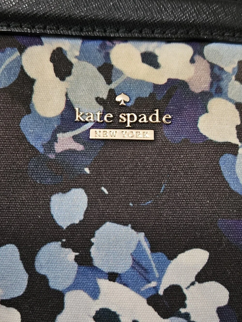 Kate Spade New York Cameron Street Blue Floral Margot Satchel (EUC)